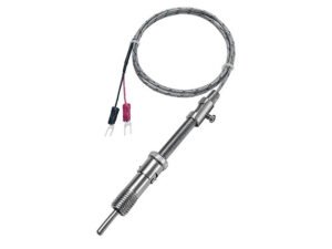 Snap type adjustable spring telescopic probe thread installation temperature sensor